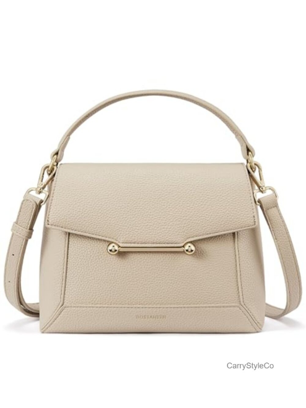 Vegan Leather Crossbody Bag Small Purse Adjustable Strap